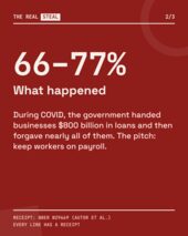 Card 2 of 3: The paycheck program that missed the paychecks