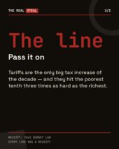Card 3 of 3: The tariff tax on everything you buy