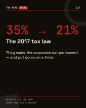 Card 1 of 3: The 2017 tax law
