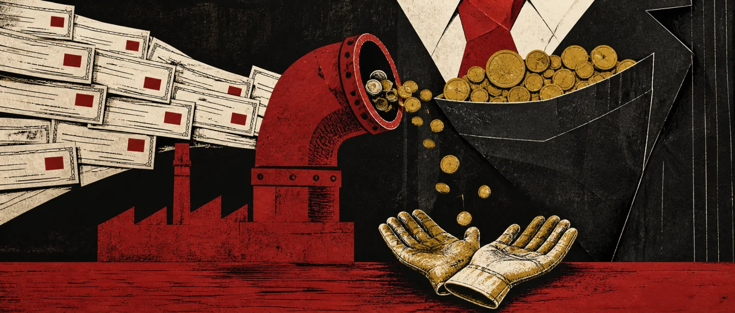 Editorial illustration for: The paycheck program that missed the paychecks